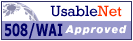 UsableNet 508/WAI Approved (v. 1.2.1.1)